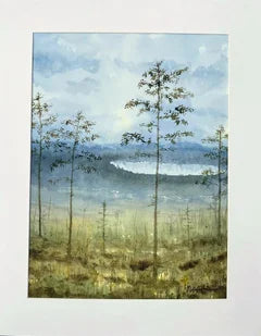 Maja Antoniou, Att höra stillheten (Aquarell - Original)