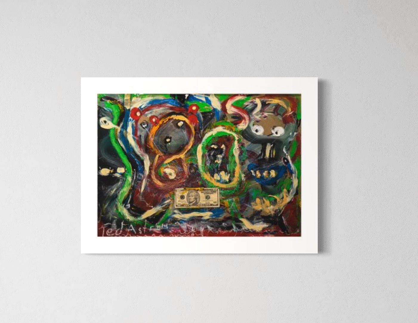 Ted Åström, (Fine Art) #027 Titel: Penningjakt
