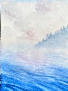 Maja Antoniou, Vågornas vila 1 (Akvarell - Original)