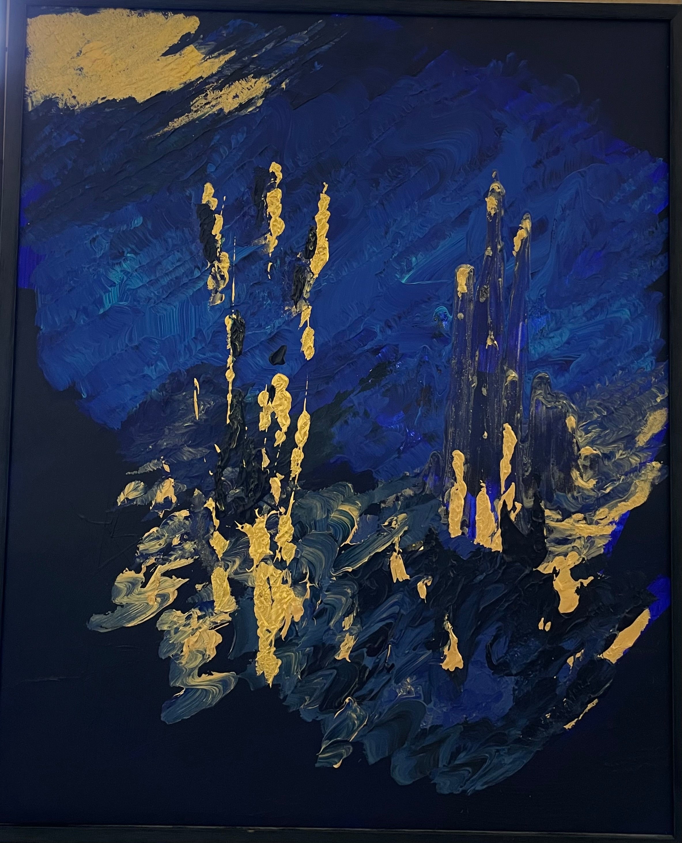Sabine Garpered, Golden Lights 2017 (Original)