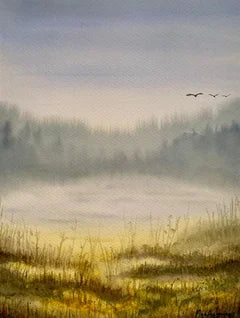 Maja Antoniou, Det blir en bra dag (Watercolor - Original)