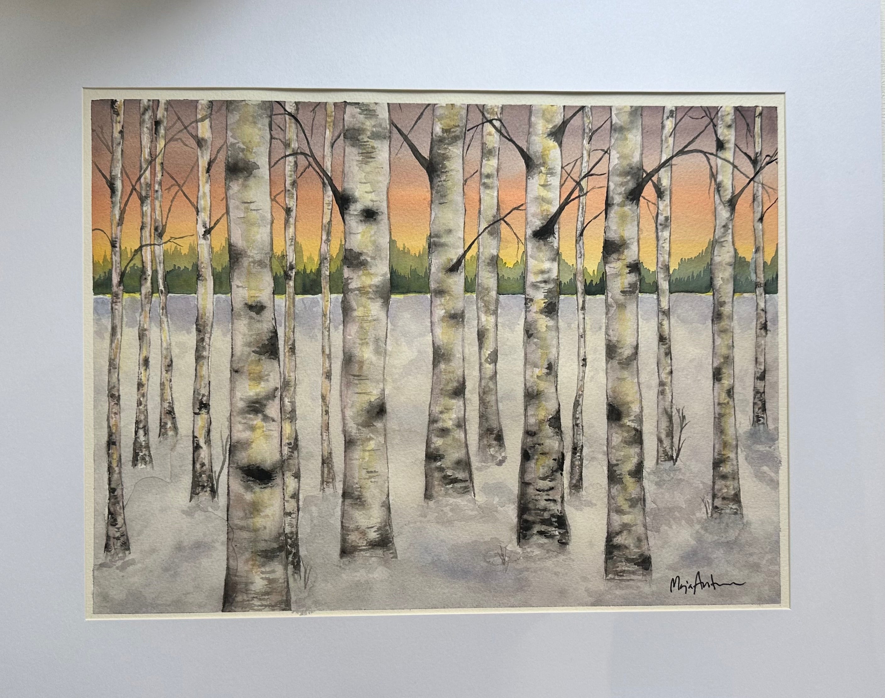 Maja Antoniou, (Watercolor - Original)