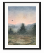 Maja Antoniou, Morgonrodnad (Watercolor - Original)