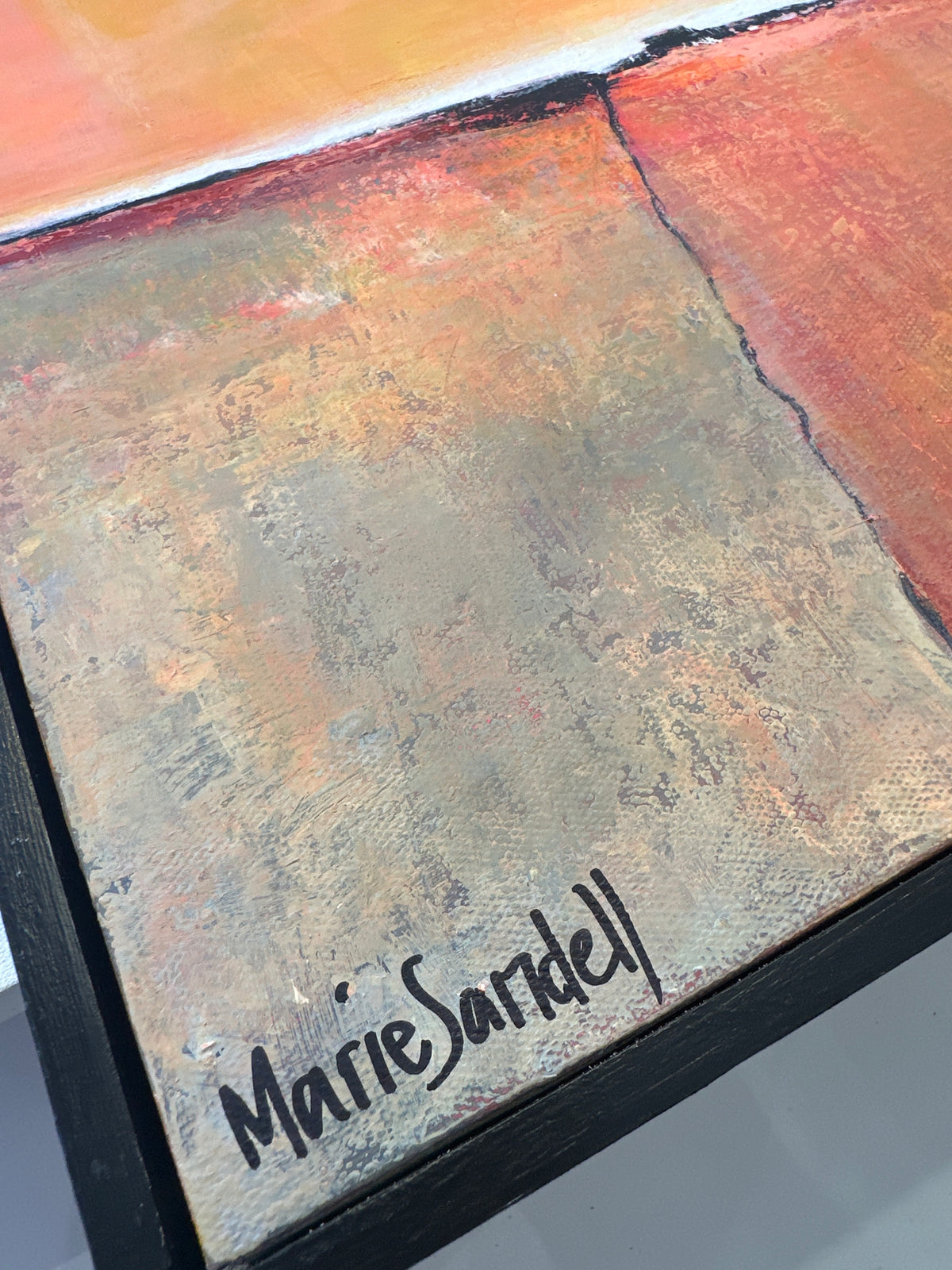 Marie Sandell, Vallmofält (Acrylic - Original)
