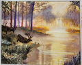Nina Björk, Forest Reflections At Down (Original)