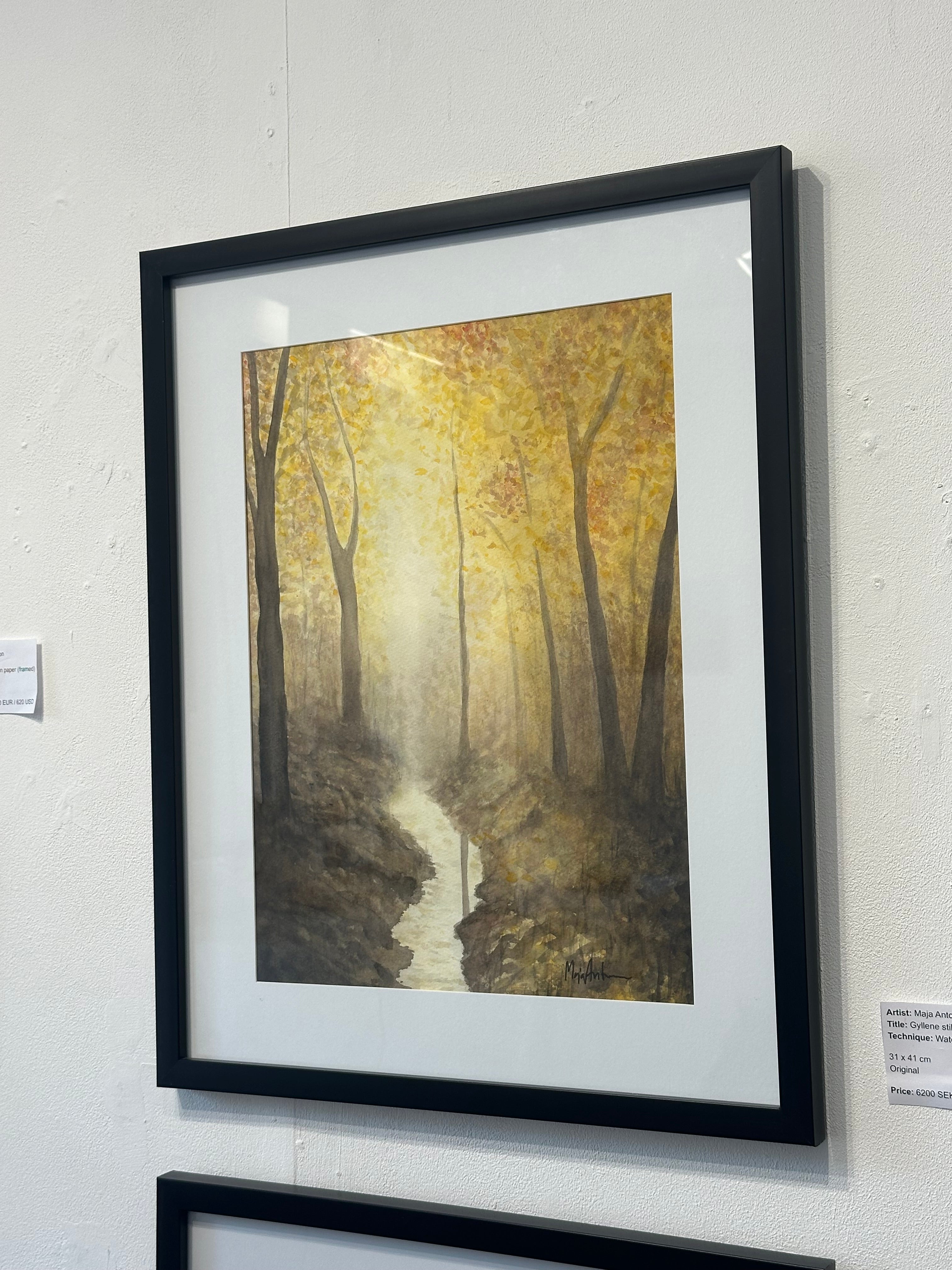 Maja Antoniou, 2. Gyllene stillhet (Watercolor - Original)