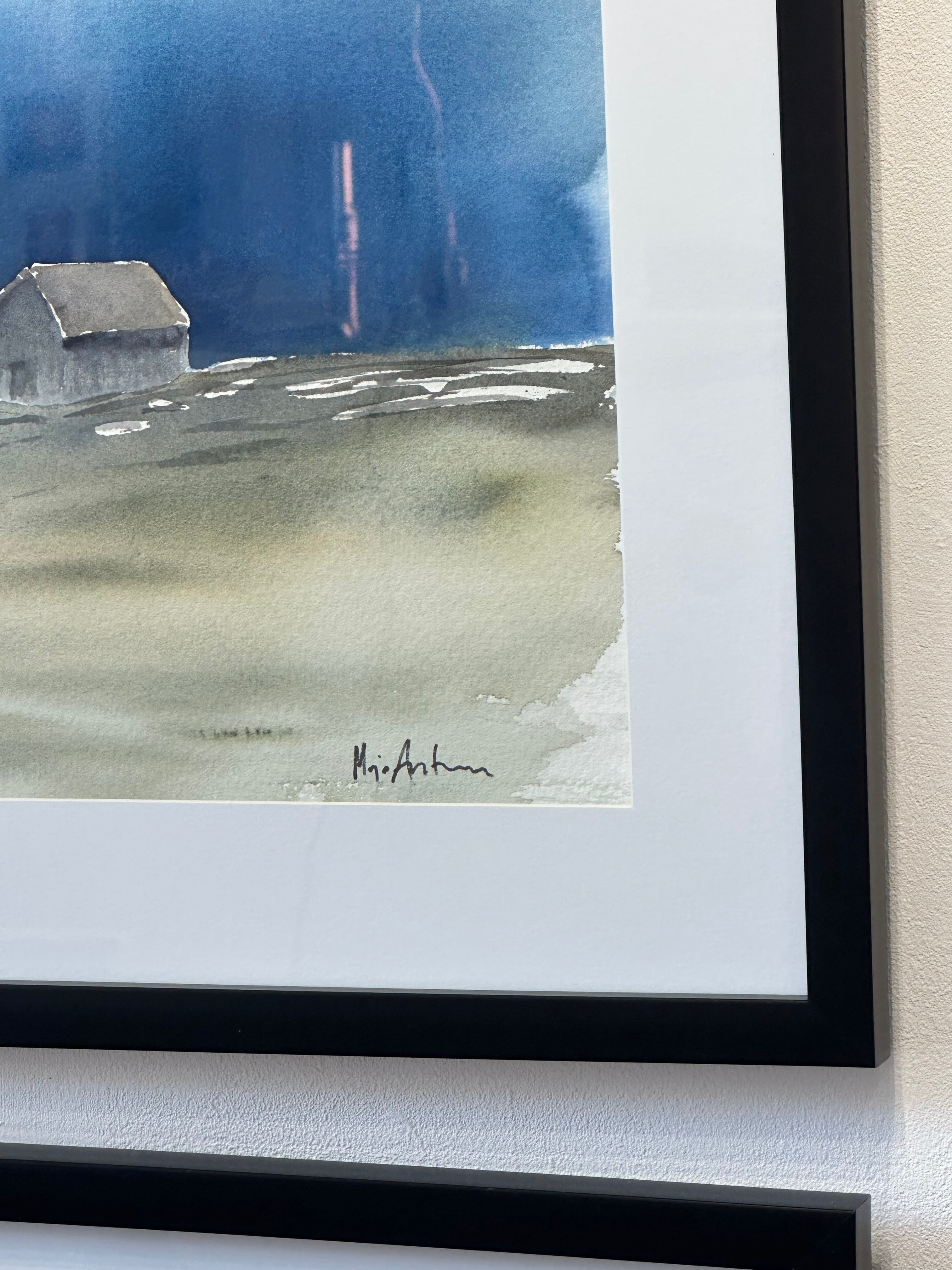 Maja Antoniou, 18. Vid världens ände (Watercolor - Original)