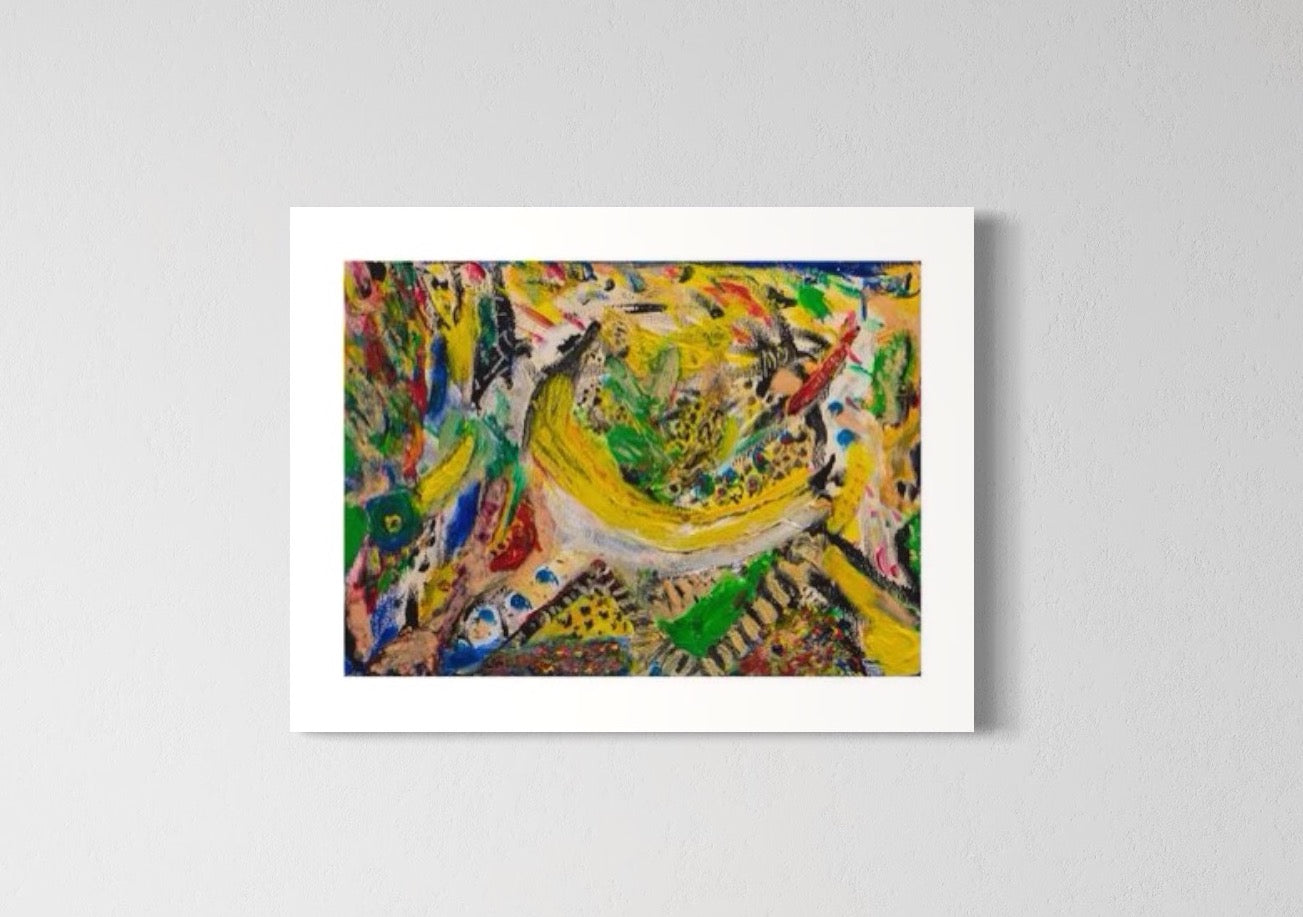 Ted Åström, (Bildende Kunst) #039 Titel: Bananen