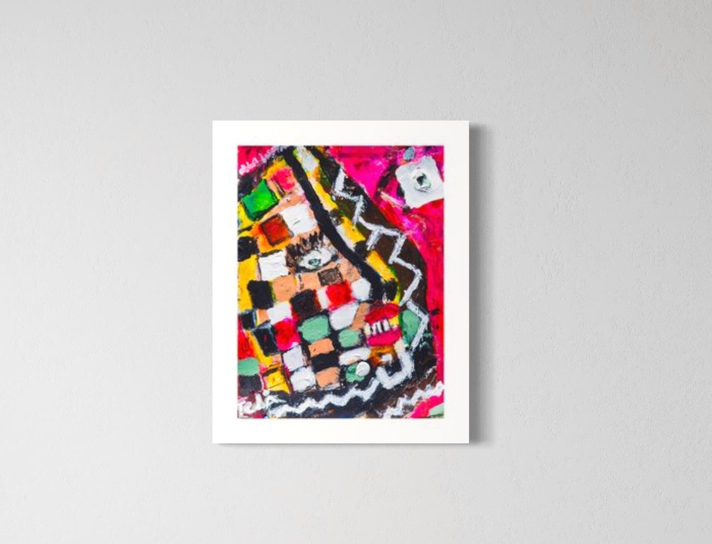 Ted Åström, (Fine Art) #028 Titel: Kroat i kvadrat