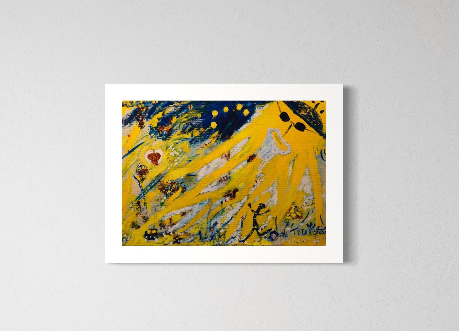 Ted Åström, (Fine Art) #026 Titel: Vom Licht geblendet