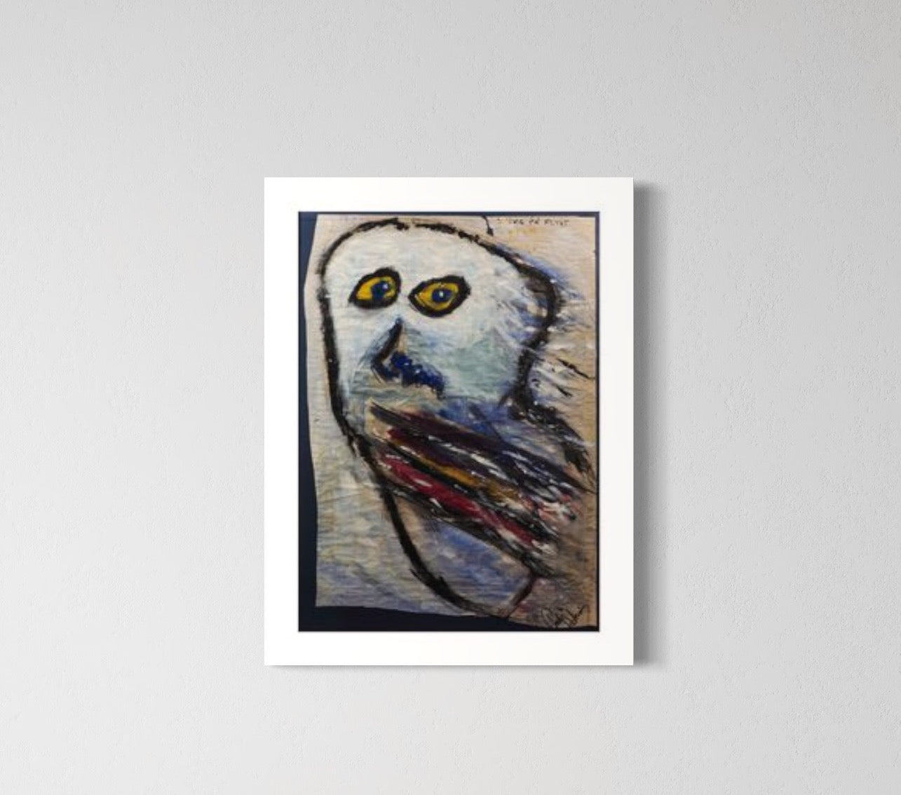 Ted Åström, (Fine Art) #024 Titel: Spöke på flykt