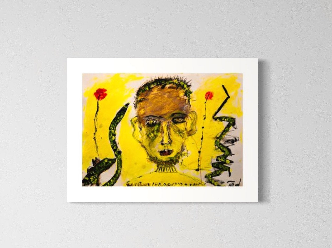 Ted Åström, (Bildende Kunst) #007 Titel: Orm Inge