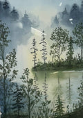 Maja Antoniou, Stillhet (Akvarell - Original)