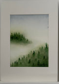 Maja Antoniou, 30. Nebelwald 1 (Aquarell - Original)