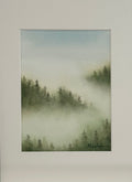Maja Antoniou, 32. Nebelwald 3 (Aquarell - Original)