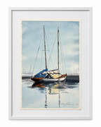 Mia Svärd, I´m sailing  (Akvarell - Original)