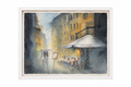 Mia Svärd, Take a walk in Rome (Akvarell - Original)