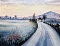 Maja Antoniou, 1. I skymningens famn (Akvarell – Original)