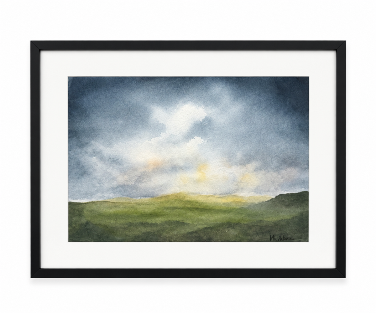 Maja Antoniou, Vida vidder 1 (Watercolor - Original)