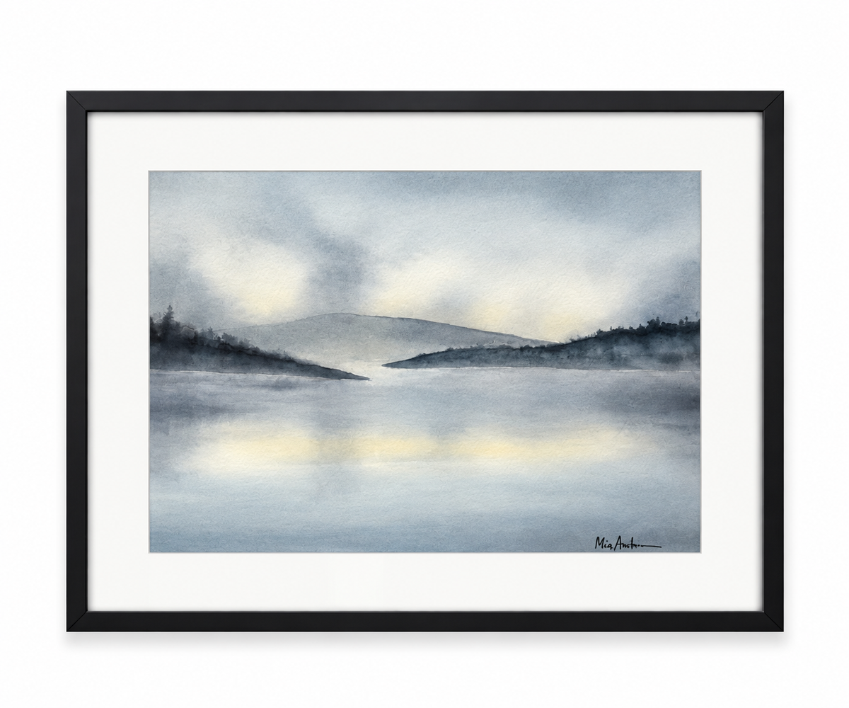 Maja Antoniou, Gränsland (Watercolor - Original)