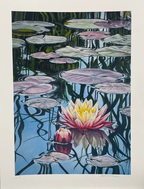 Gabriella Norum, Aqua Lilium II, Small Fine Art, Limited Edition