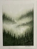 Maja Antoniou, Dimmans tysthet 3 (Akvarell - Original)