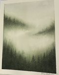 Maja Antoniou, Dimmans tysthet 4 (Akvarell - Original)