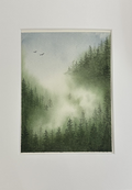 Maja Antoniou, Dimmans tysthet 6 (Akvarell - Original)