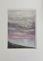 Maja Antoniou, Himmel och hav 1 (Watercolor - Original)