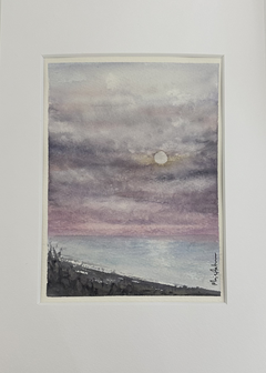 Maja Antoniou, Himmel och hav 1 (Watercolor - Original)