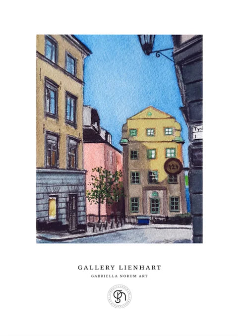 Gabriella Norum, (Tryck) GALLERI LIENHART, Gamla Stan Stockholm, Sverige